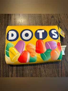 Dots Yellow Candy Box Pillow or Plush with tag